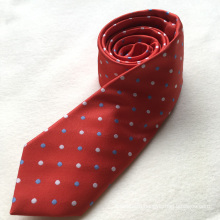 Custom Fashion Wholesale 100% Polyester Slim Ties Men